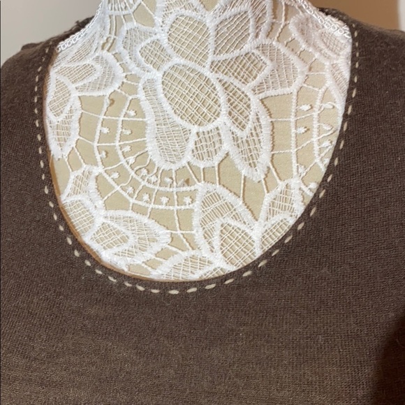 Evelyn wool brown vest size S - Picture 3 of 10